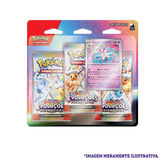 Blister Triplo - Escarlate e Violeta 8.5 Evoluções Prismáticas Sylveon - Pokémon TCG - MoxLand